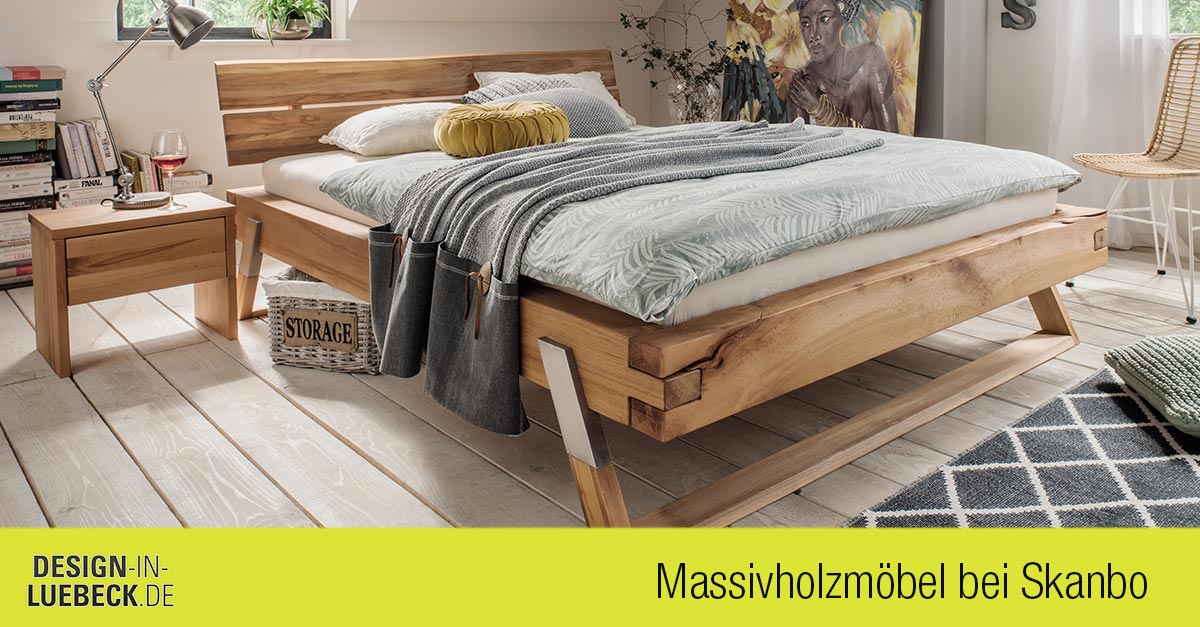 Massivholzmöbel für gesundes Wohnen bei Skanbo | Design in Lübeck
