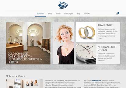 Das kleine KRA Goldschmiede Lübeck Online-Shop